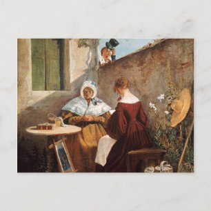  motief - Liefdesbrief - Spitzweg Briefkaart