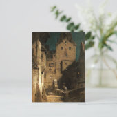  motief - Sleeping Nightwatch - Spitzweg Briefkaart (Staand voorkant)