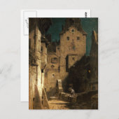  motief - Sleeping Nightwatch - Spitzweg Briefkaart (Voorkant / Achterkant)