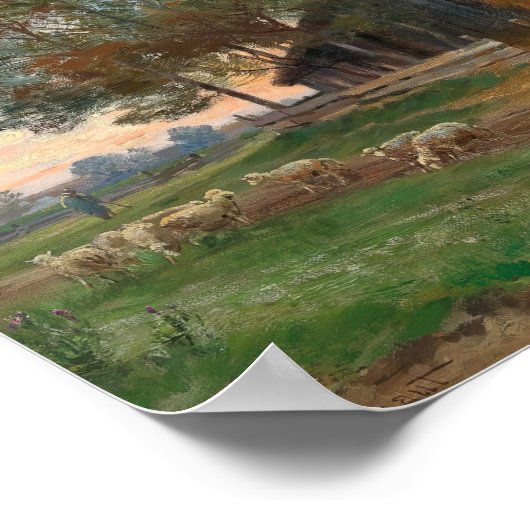 Motief van Plankenberg Hugo Darnaut Poster (Hoek)