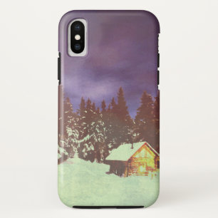 Motief voor Kerstmis winters wonderland iPhone X Hoesje
