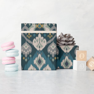 Motieven Afrikaanse boho paisley Bloemmotief Ikat- Cadeaupapier