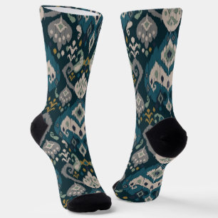 Motieven Afrikaanse boho paisley Bloemmotief Ikat  Sokken