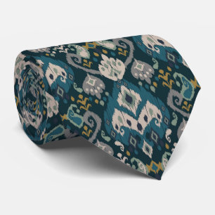 Motieven Afrikaanse boho paisley Bloemmotief Ikat  Stropdas