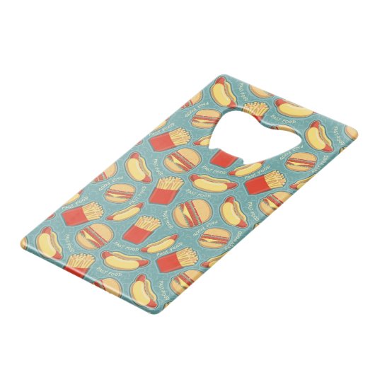 Motif 3 d'aliments de préparation rapide (Dos Angle)