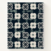 motif_5_flower_1 carnet en spirale (Dos)