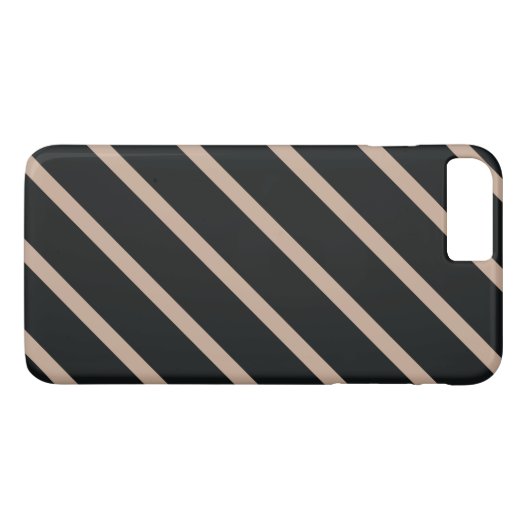 MOTIF à bande noire et or 7 plus coque (Dos (Horizontal))
