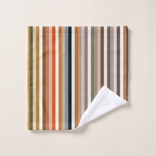 Motif à bandes multiples (Gant de toilette)