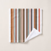 Motif à bandes multiples  (Gant de toilette)