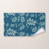 Motif à branche d'olivier naturel (Serviette à main)