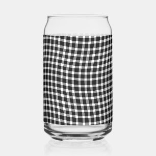 Motif à carreaux à damier noir et blanc