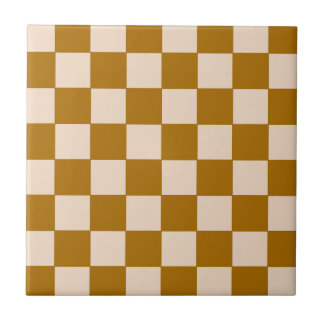 Motif à carreaux beige chaud