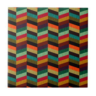 Motif à carreaux bicolores colorés