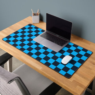 Motif à carreaux bleu myrtille