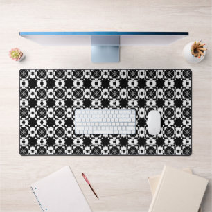 Motif à carreaux rétro minimaliste – Design monoch