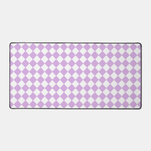 Motif à carreaux violet et blanc
