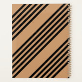 Motif à cinq bandes noir et brun (Dos)