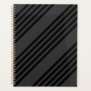 Motif à cinq bandes noir et charbon de bois