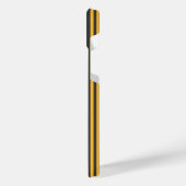 Motif à cinq bandes Sunny jaune et charbon de bois (Côté gauche)