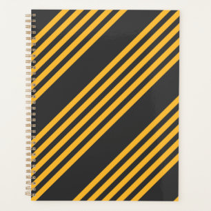 Motif à cinq bandes Sunny jaune et charbon de bois