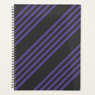 Motif à cinq bandes Ultra violet et charbon de boi