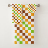 Motif à damier diagonal de récolte (En situation)
