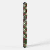 Motif À damiers blanc blanc rouge personnalisable (Côté droit)