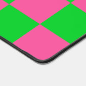 Motif À damiers chèque rose vert (Coin)