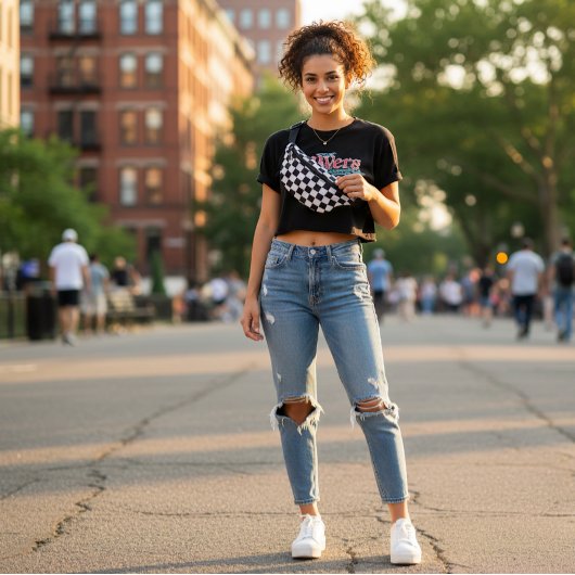 Motif À damiers noir et blanc sophistiqué