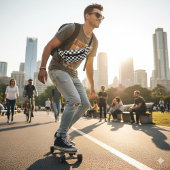 Motif À damiers noir et blanc sophistiqué