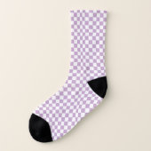 Motif À damiers violet et blanc (Gauche - extérieur)