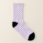 Motif À damiers violet et blanc (Droite extérieur)