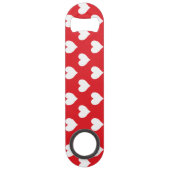 Motif à deux faces rouge et blanc (Devant)