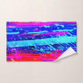 Motif à éclats de couleur (Serviette à main)