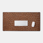 Motif à effet de cuir marron (Clavier et souris)