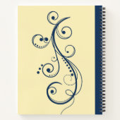 Motif à fleurs, Carnet à composition florale (Dos)