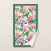 Motif à fleurs d'Hydrangeas (Serviette à main)