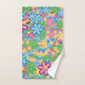 Motif à fleurs du printemps été 60s (Serviette à main)
