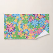 Motif à fleurs du printemps été 60s (Serviette à main)