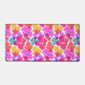 Motif à fleurs moderne en néon coloré (Recto)