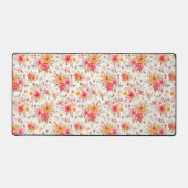 Motif à fleurs Orange Doodle Garden (Recto)