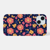 Motif à fleurs rétro (Verso Horizontal)