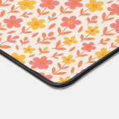 Motif à fleurs rose et jaune (Coin)