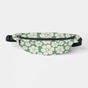 Motif à fleurs - Vert