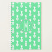 Motif à la menthe d'ananas | Monogramme (Devant)