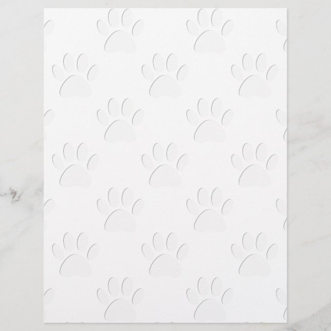 Motif à mâcher de chien coupé en papier (Devant)