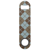 Motif à motifs de losanges dans le bleu et le (Dos)