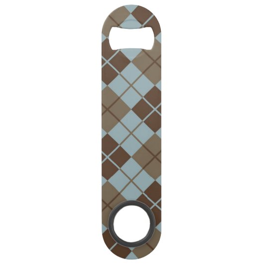 Motif à motifs de losanges dans le bleu et le (Devant)