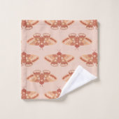 Motif à papillon chaud - Soft Boho esthétique (Gant de toilette)
