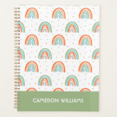 Motif à point arc-en-ciel coloré (Devant)